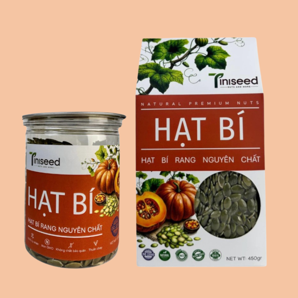 Hạt Bí Xanh Tiniseed Nướng Giòn Nguyên Vị Nhập Khẩu