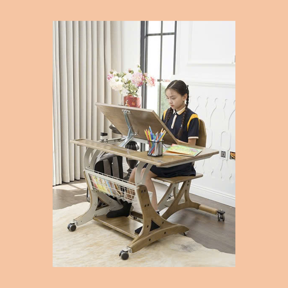 Bộ bàn ghế chống gù, chống cận ESCA Wing 